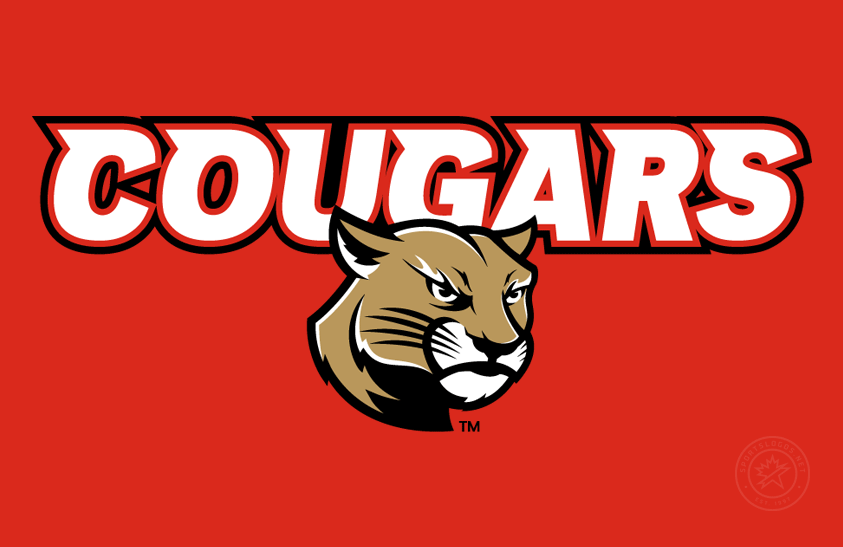 SIU Edwardsville Cougars 2023-Pres Alt on Dark Logo v3 diy DTF decal sticker